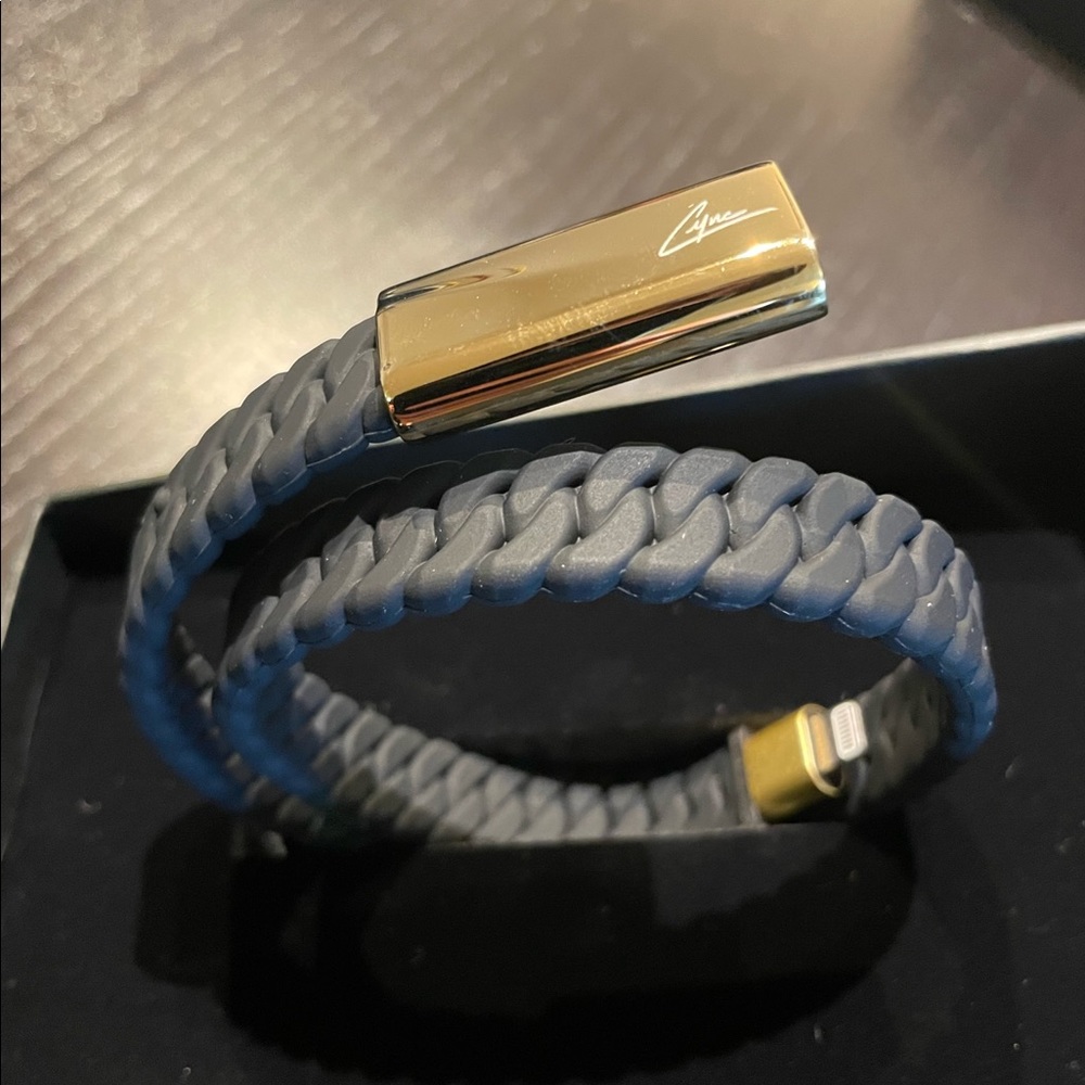 Cync Design Cuban Lynk Lightning Cable Wristband Double Loop Limited Edition
